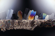 sugar  under the microscope microscopic food photography art photo microscopy artwork